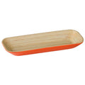 Orsina Kyoto Large Orange Bamboo Serving Tray – Spun Round Platter