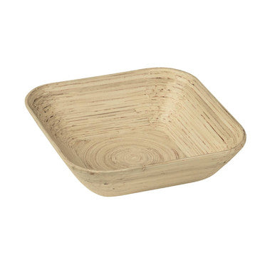Orsina Kyoto Natural Large Spun Bamboo Serving Bowl for Salads