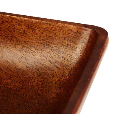 Orsina Kora Large Square Acacia Wood Serving Bowl – Handcrafted