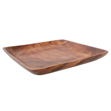 Orsina Kora Acacia Wood Serving Platter – Curved Square Cheese Board