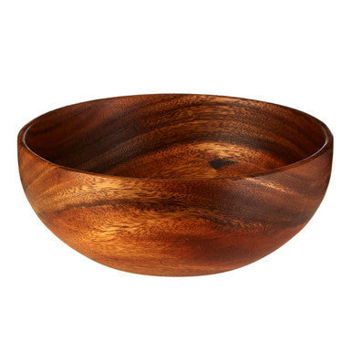 Orsina Kora Acacia Wood Fruit and Salad Bowl – Modern Serving Bowl