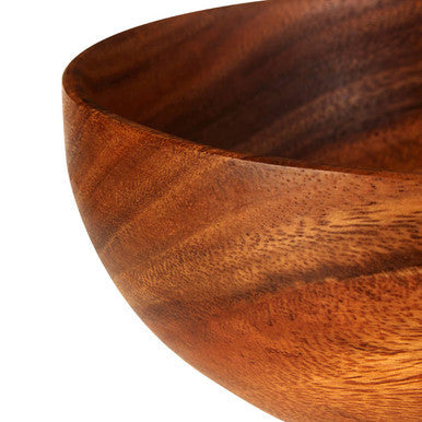 Orsina Kora Acacia Wood Fruit and Salad Bowl – Modern Serving Bowl