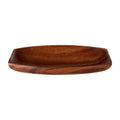 Orsina Kora Small Oblong Acacia Wood Serving Platter - Hand-Carved