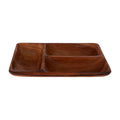 Orsina Kora Acacia Wood Three Section Serving Dish – Appetizer Tray