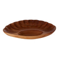 Orsina Kora Acacia Wood Chip and Dip Serving Dish – Clamshell Design