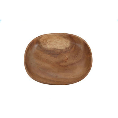 Orsina Kora Acacia Wood Oval Serving Dish – Handcrafted Natural Wood
