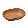 Orsina Kora Acacia Wood Oval Serving Dish – Handcrafted Natural Wood