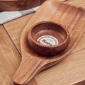 Orsina Acacia Wood Paddle Board and Dip Bowl Set – Natural Finish