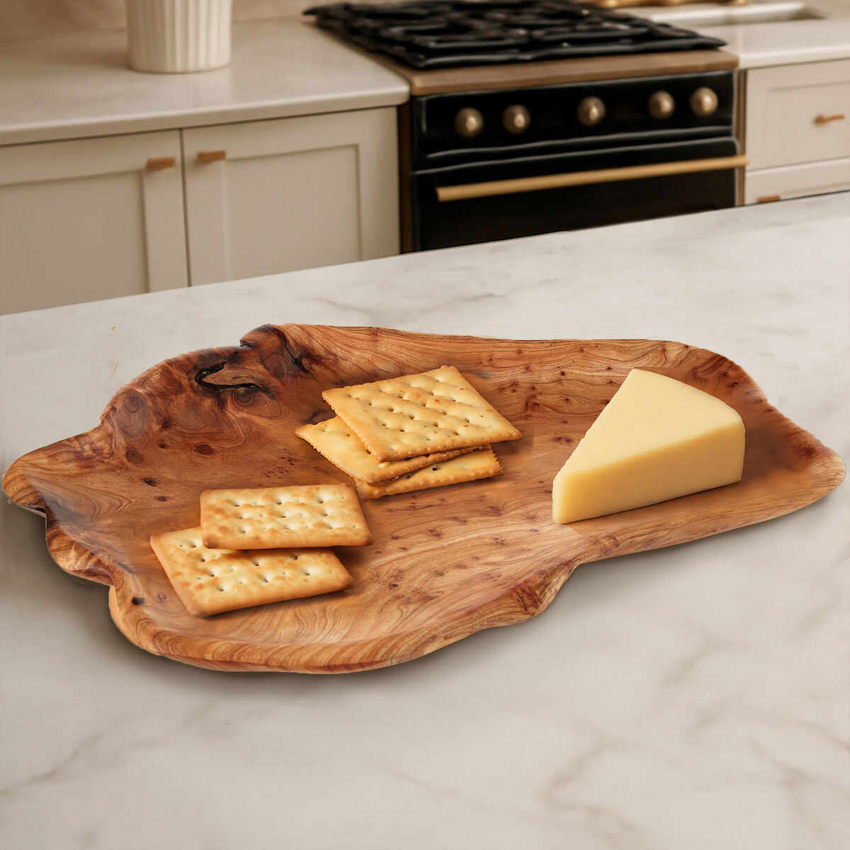 Orsina Savin Cedarwood Serving Platter – Large Wooden Charcuterie Board