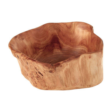 Orsina Savin Cedarwood Small Bowl – Handcrafted Organic Wooden Decor