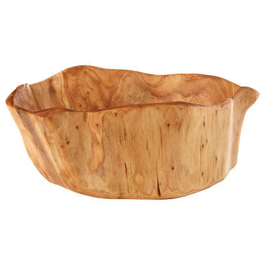 Orsina Savin Cedarwood Large Serving Bowl – Organic Wooden Fruit Bowl
