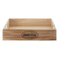 Orsina Naresso Natural Paulownia Wood Storage Crate with Handles