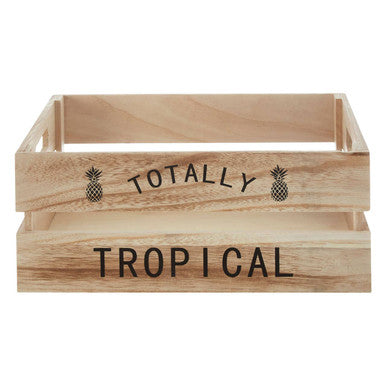 Orsina Naresso Tropical Fruit Crate | Sustainable Paulownia Wood Storage