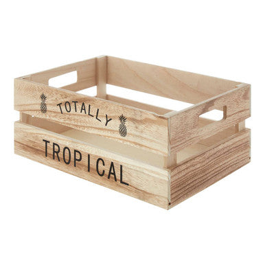 Orsina Naresso Tropical Fruit Crate | Sustainable Paulownia Wood Storage