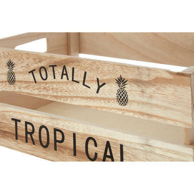 Orsina Naresso Tropical Fruit Crate | Sustainable Paulownia Wood Storage