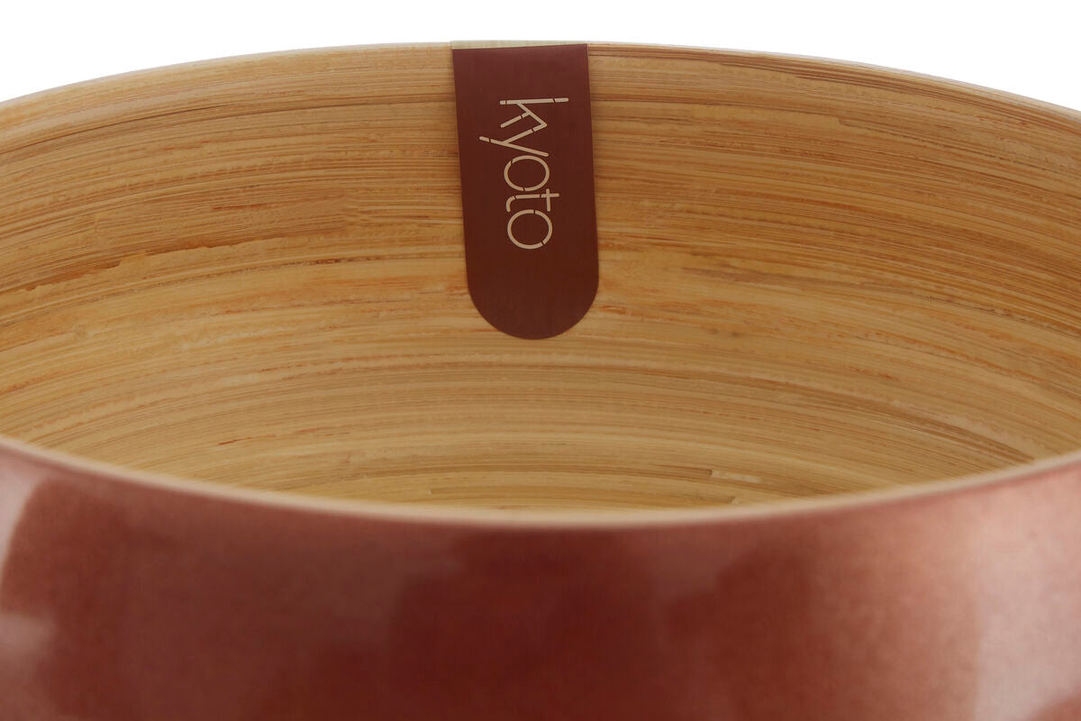 Orsina Kyoto Rose Gold Bowl – Hand-Spun Medium Metal Fruit Bowl