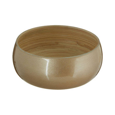 Orsina Kyoto Small Gold Bowl – Hand-Spun Metal Decorative Server