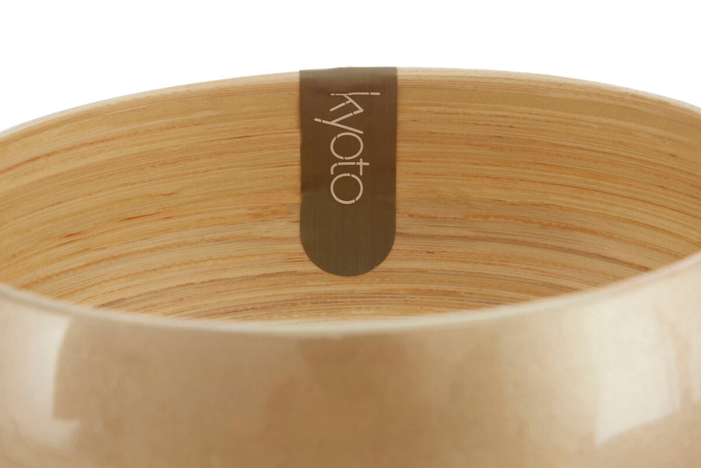 Orsina Kyoto Small Gold Bowl – Hand-Spun Metal Decorative Server