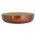 Orsina Kyoto Rose Gold Salad Bowl | Stainless Steel with Raised Edges