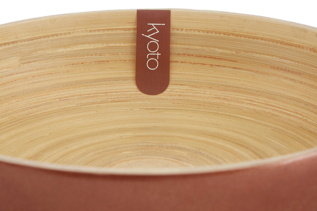 Orsina Kyoto Rose Gold Salad Bowl | Stainless Steel with Raised Edges