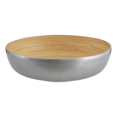 Orsina Kyoto Silver Salad Bowl – Modern Stainless Steel Serveware