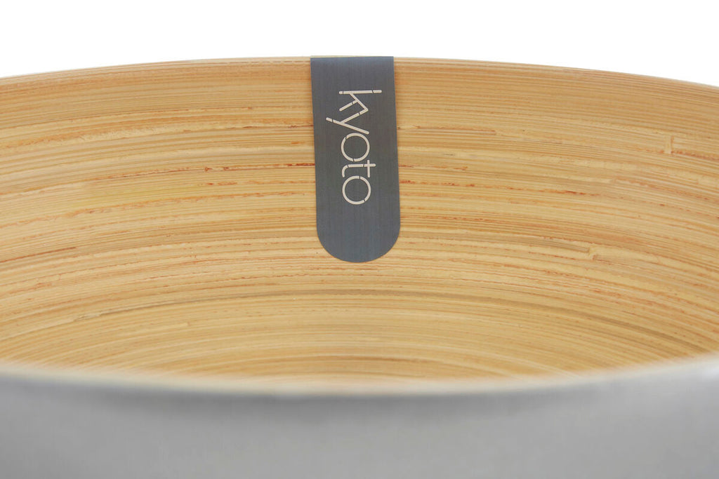 Orsina Kyoto Silver Salad Bowl – Modern Stainless Steel Serveware