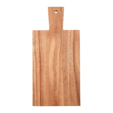 Orsina Socorro Acacia Wood Chopping Board with Pink Edge | 16 Inch