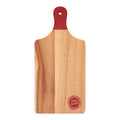 Orsina Acacia Wood Chopping and Serving Board with Red Handle Accent