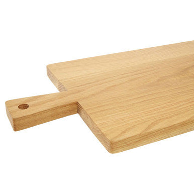 Orsina Lyna Large Oak Wood Paddle Chopping and Serving Board