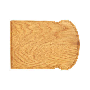 Orsina Lyna Bread Shaped Oak Wooden Chopping and Serving Board