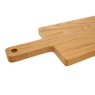 Orsina Lyna Small Oak Wood Paddle Chopping and Serving Board