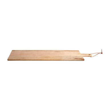 Orsina Kolkata Large Mango Wood Paddle Chopping and Serving Board