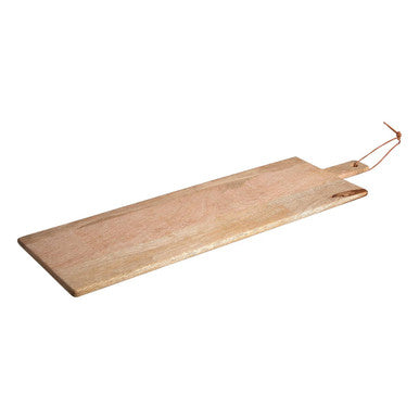 Orsina Kolkata Large Mango Wood Paddle Chopping and Serving Board
