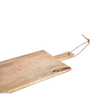 Orsina Kolkata Large Mango Wood Paddle Chopping and Serving Board