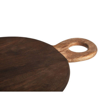 Orsina Kolkata Small Round Mango Wood Chopping and Serving Board