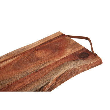 Orsina Socorro Acacia Wood Chopping and Serving Board | Rustic Brown