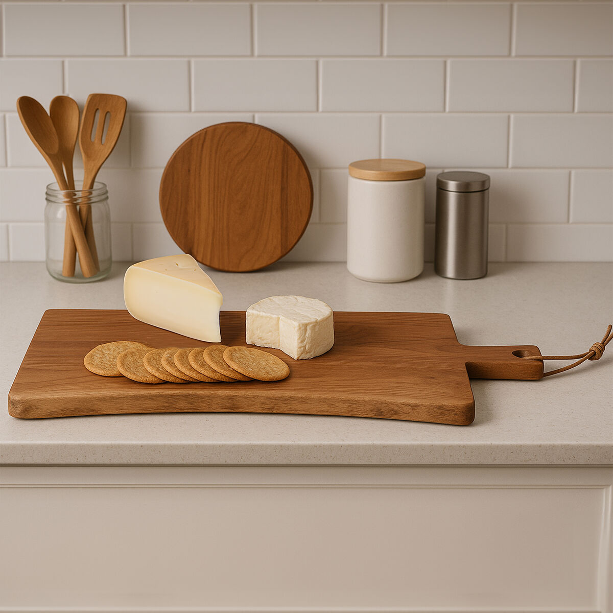 Orsina Socorro Acacia Wood Paddle Chopping and Serving Board