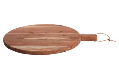 Orsina Socorro Large Round Acacia Wood Chopping and Serving Board