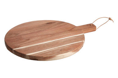 Orsina Socorro Medium Round Acacia Wood Chopping and Serving Board