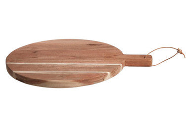 Orsina Socorro Medium Round Acacia Wood Chopping and Serving Board