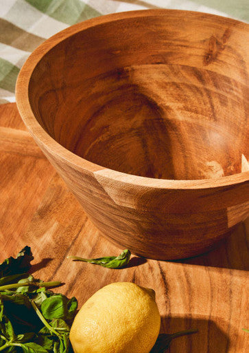 Orsina Socorro Medium Round Acacia Wood Chopping and Serving Board