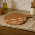 Orsina Socorro Medium Round Acacia Wood Chopping and Serving Board