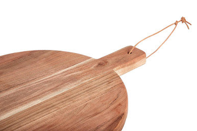 Orsina Socorro Small Round Acacia Wood Chopping and Serving Board