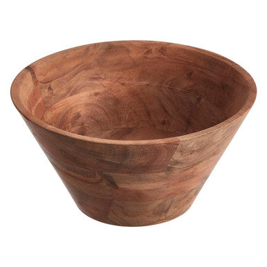 Orsina Socorro Acacia Wood Salad Bowl – Handcrafted Minimalist Serveware