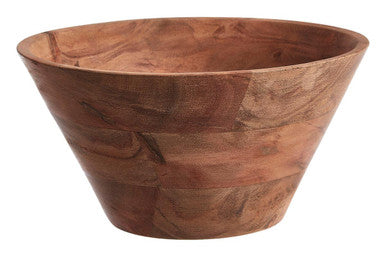 Orsina Socorro Acacia Wood Salad Bowl – Handcrafted Minimalist Serveware