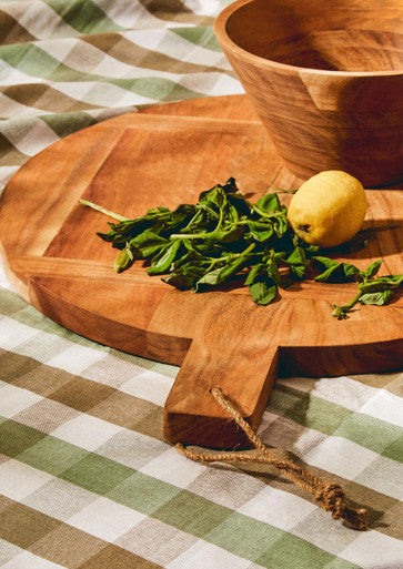 Orsina Socorro Acacia Wood Salad Bowl – Handcrafted Minimalist Serveware
