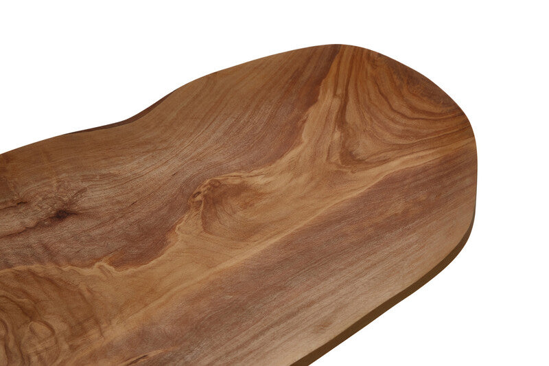 Orsina Kora Olive Wood Fruit Tray – Natural Grain Kitchen Decor