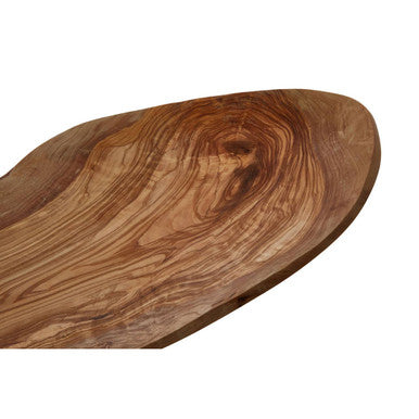 Orsina Kora Large Olive Wood Fruit Tray | Natural Wooden Centerpiece