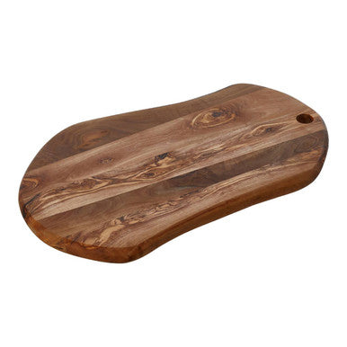 Orsina Kora Olive Wood Chopping and Serving Board – Medium Rustic Grain