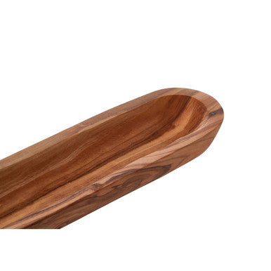 Orsina Kora Olive Wood Oval Serving Platter – Natural Grain Wood